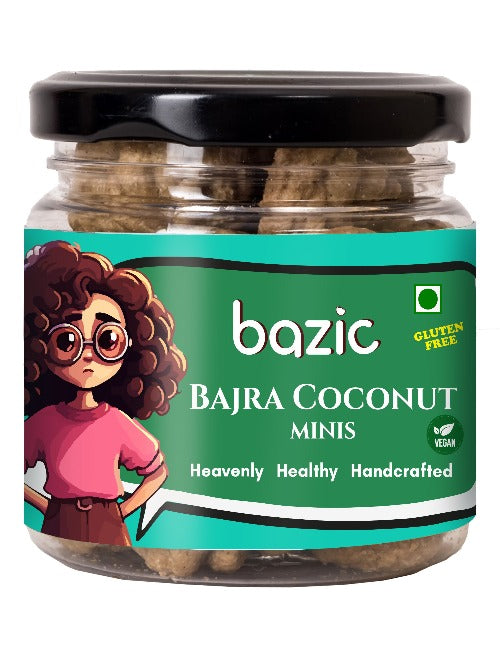 Bajra Coconut Mini Millet Cookies 75g