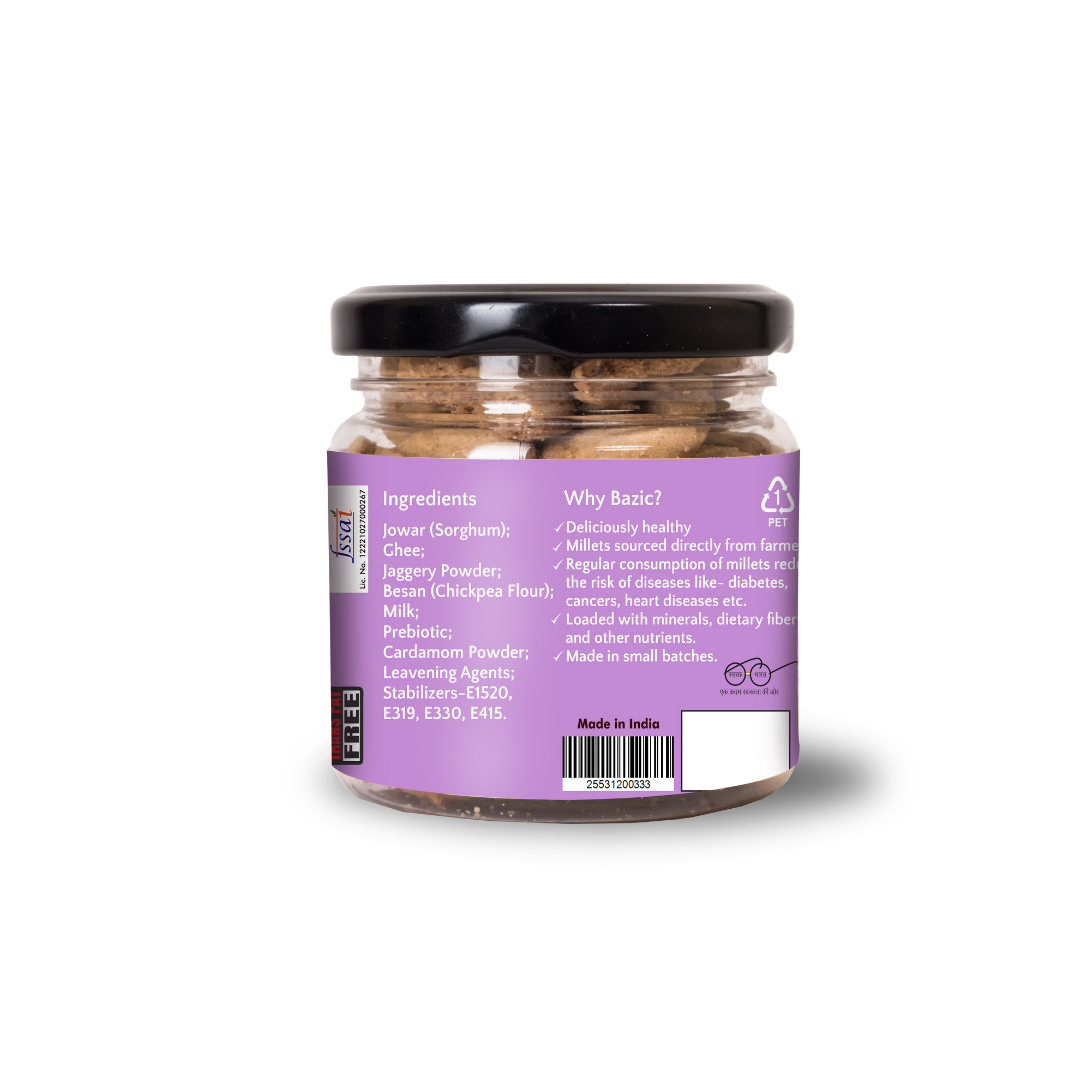 Jowar Mini Jaggery Nankhatai 75g
