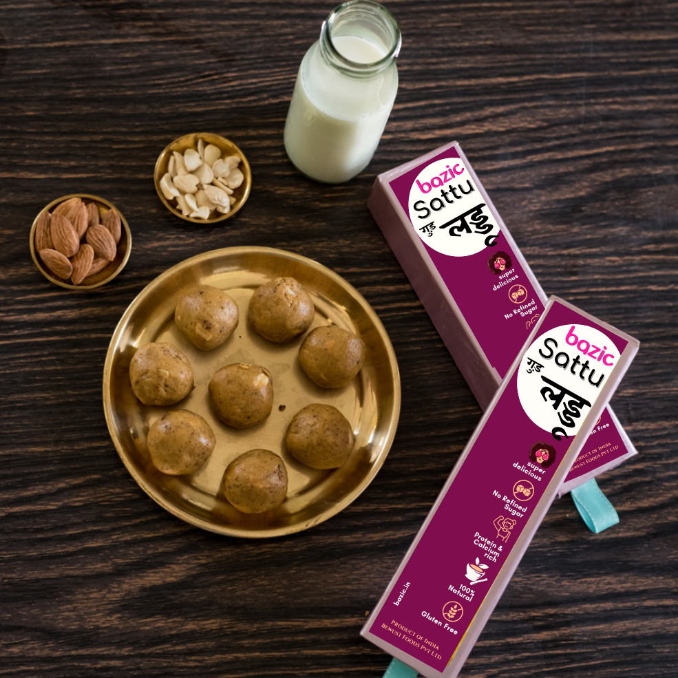 Sattu Jaggery Ghee Laddus 100g