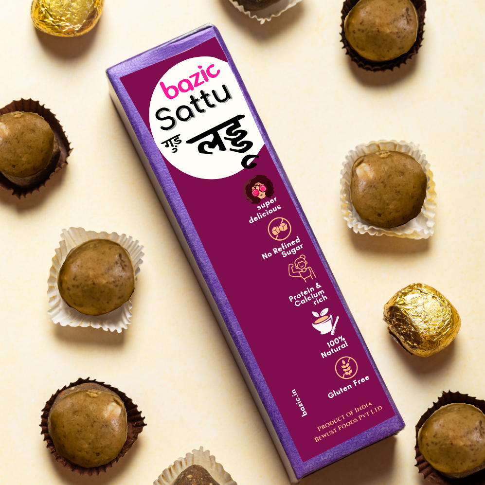 Sattu Jaggery Ghee Laddus 100g