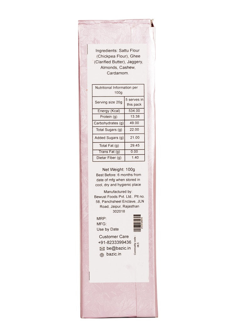Sattu Jaggery Ghee Laddus 100g