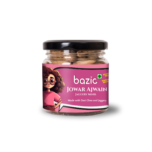 Jowar Ajwain Jaggery Mini Cookies 75g