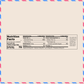 Bazic mini ajwain cookie nutrition facts label — 70 calories per 15g serving