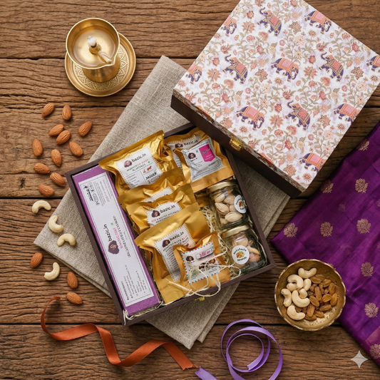 Bazic Premium Millet Snack Gift Hamper – Healthy Gifting Box with Ancient Grain Snacks