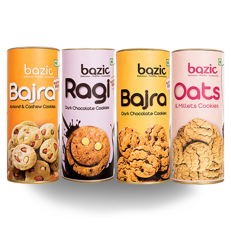 Gift Pack of Four Millet Butter Cookies 150gx4